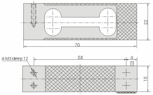 单点式测力传感器EVT-18B尺寸图